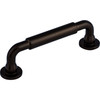 Top Knobs, Serene, Lily, 3 3/4" (96mm) Straight Pull, Oil Rubbed Bronze - alt view