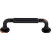 Top Knobs, Serene, Lily, 3 3/4" (96mm) Straight Pull, Tuscan Bronze