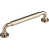 Top Knobs, Serene, Lily, 5 1/16" (128mm) Straight Pull, Polished Nickel - alt view