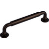 Top Knobs, Serene, Lily, 5 1/16" (128mm) Straight Pull, Oil Rubbed Bronze - alt view