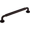 Top Knobs, Serene, Lily, 6 5/16" (160mm) Straight Pull, Oil Rubbed Bronze - alt view