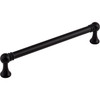 Top Knobs, Serene, Kara, 6 5/16" (160mm) Straight Pull, Black - alt view