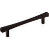 Top Knobs, Serene, Juliet, 5 1/16" (128mm) Bar Pull, Black - alt view