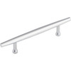 Top Knobs, Lynwood, Allendale, 3 3/4" (96mm) Bar Pull, Polished Chrome - Angle View