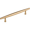 Top Knobs, Lynwood, Allendale, 5 1/16" (128mm) Bar Pull, Honey Bronze - Angle View