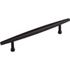 Top Knobs, Lynwood, Allendale, 5 1/16" (128mm) Bar Pull, Flat Black - Angle View