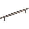 Top Knobs, Lynwood, Allendale, 6 5/16" (160mm) Bar Pull, Ash Gray - Angle View