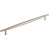 Top Knobs, Lynwood, Allendale, 12" (305mm) Bar Pull, Brushed Satin Nickel - Angle View