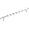 Top Knobs, Lynwood, Allendale, 12" (305mm) Bar Pull, Polished Chrome - Angle View