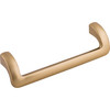 Top Knobs, Lynwood, Kentfield, 5 1/16" (128mm) Straight Pull, Honey Bronze - Alt View