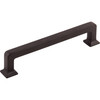 Top Knobs, Transcend, Ascendra, 5 1/16" (128mm) Straight Pull, Sable - Angle View