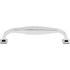 Top Knobs, Transcend, Contour, 5 1/16" (128mm) Straight Pull, Polished Chrome