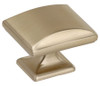 Amerock, Candler, 1 1/2" Rectangle Knob, Golden Champagne