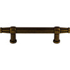 Top Knobs, Passport, Luxor, 3 3/4" (96mm) Bar Pull, German Bronze