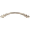 Top Knobs, Passport, Sydney, 5" Flair Curved Pull, Brushed Satin Nickel