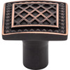 Top Knobs, Passport, Trevi, 1 1/4" Square Knob, Tuscan Bronze