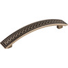 Top Knobs, Passport, Trevi, 5" Deep Curved Pull, Pewter Antique - alt view