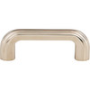 Top Knobs, Passport, Victoria Falls, 3" Straight Pull, Polished Nickel