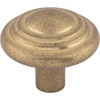 Top Knobs, Aspen, 1 3/4" Button Knob, Light Bronze