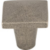 Top Knobs, Aspen, 1 1/4" Square Knob, Silicon Bronze Light