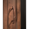 Top Knobs, Aspen, 3 1/2" Twig Curved Pull, Silicon Bronze Light - Installed 1