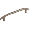 Top Knobs, Aspen, 12" (305mm) Twig Curved Pull, Silicon Bronze Light - Angle View