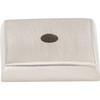 Top Knobs, Aspen II, 7/8" Square Backplate, Brushed Satin Nickel