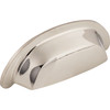 Top Knobs, Aspen II, 3" Cup Pull, Polished Nickel - Angle View