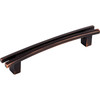 Top Knobs, Sanctuary, Rail, 5" Flared Curved Pull, Tuscan Bronze - alt view