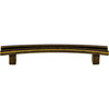Top Knobs, Sanctuary, Rail, 5" Flared Curved Pull, German Bronze
