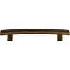 Top Knobs, Sanctuary, Rail, 5" Inset Curved Pull, German Bronze
