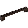 Top Knobs, Sanctuary, Rail, 5" Flat Straight Pull, Oil Rubbed Bronze - alt view