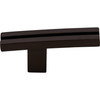 Top Knobs, Sanctuary, Rail, 2 5/8" Pull Knob, Oil Rubbed Bronze