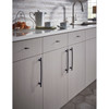 Top Knobs, Sanctuary, Arched, 3" Curved Pull, German Bronze - installed