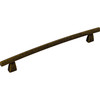Top Knobs, Sanctuary, Arched, 8" Curved Pull, German Bronze - alt view