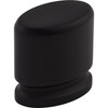 Top Knobs, Sanctuary, Oval, 1 1/8" Oval Knob, Flat Black - alt view