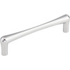 Top Knobs, Barrington, Brookline, 5 1/16" (128mm) Straight Pull, Polished Chrome - Angle View