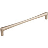 Top Knobs, Barrington, Brookline, 9" Straight Pull, Brushed Satin Nickel - Angle View