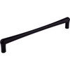 Top Knobs, Barrington, Brookline, 12" (305mm) Appliance Pull, Flat Black - Angle View