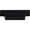 Top Knobs, Barrington, Channing, 2 3/4" Cup Pull, Flat Black