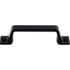 Top Knobs, Barrington, Channing, 3" Straight Pull, Flat Black