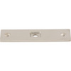 Top Knobs, Barrington, Channing, Knob Backplate, Polished Nickel