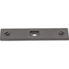 Top Knobs, Barrington, Channing, Knob Backplate, Sable