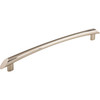Top Knobs, Barrington, Edgewater, 12" (305mm) Appliance Pull, Polished Nickel - Angle View