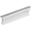 Top Knobs, Mercer, Glacier, 3" Straight Pull, Polished Chrome - Angle View