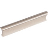 Top Knobs, Mercer, Glacier, 5" Straight Pull, Polished Nickel - Angle View