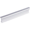 Top Knobs, Mercer, Glacier, 5" Straight Pull, Polished Chrome - Angle View