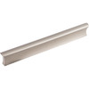 Top Knobs, Mercer, Glacier, 6" Straight Pull, Brushed Satin Nickel - Angle View
