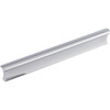 Top Knobs, Mercer, Glacier, 6" Straight Pull, Polished Chrome - Angle View