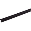 Top Knobs, Mercer, Glacier, 9 15/16" Straight Pull, Flat Black - Angle View